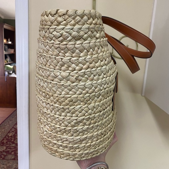 Coach Straw Basket Tote - Picture 3 of 12